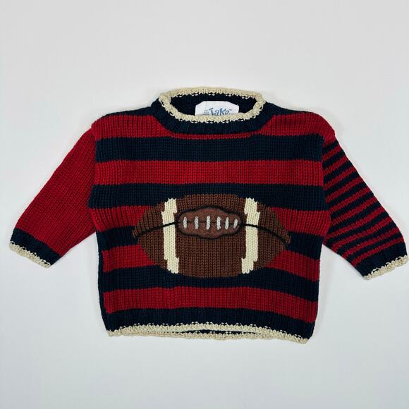 And Then There Was Jake Cotton Heavyweight Sweater with Football - Picture 1 of 6